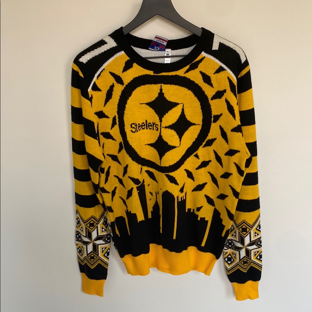 Pittsburgh Steelers Black and Yellow Sweater